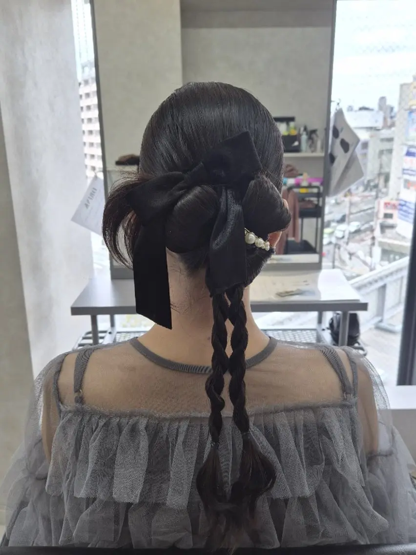 セミロング ヘアセット ️🫧髪質改善/縮毛 矯正/寺西紗友望🫧のヘアスタイル