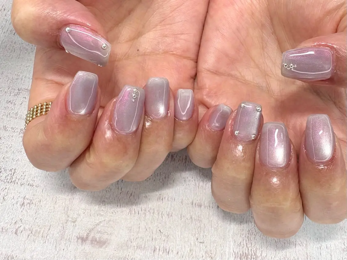 ネイル ハンドネイル 𖡼 yumenoのネイルデザイン