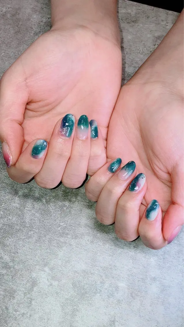 ネイル ハンドネイル ハンドケア shino🌟 痛ネイルのネイルデザイン