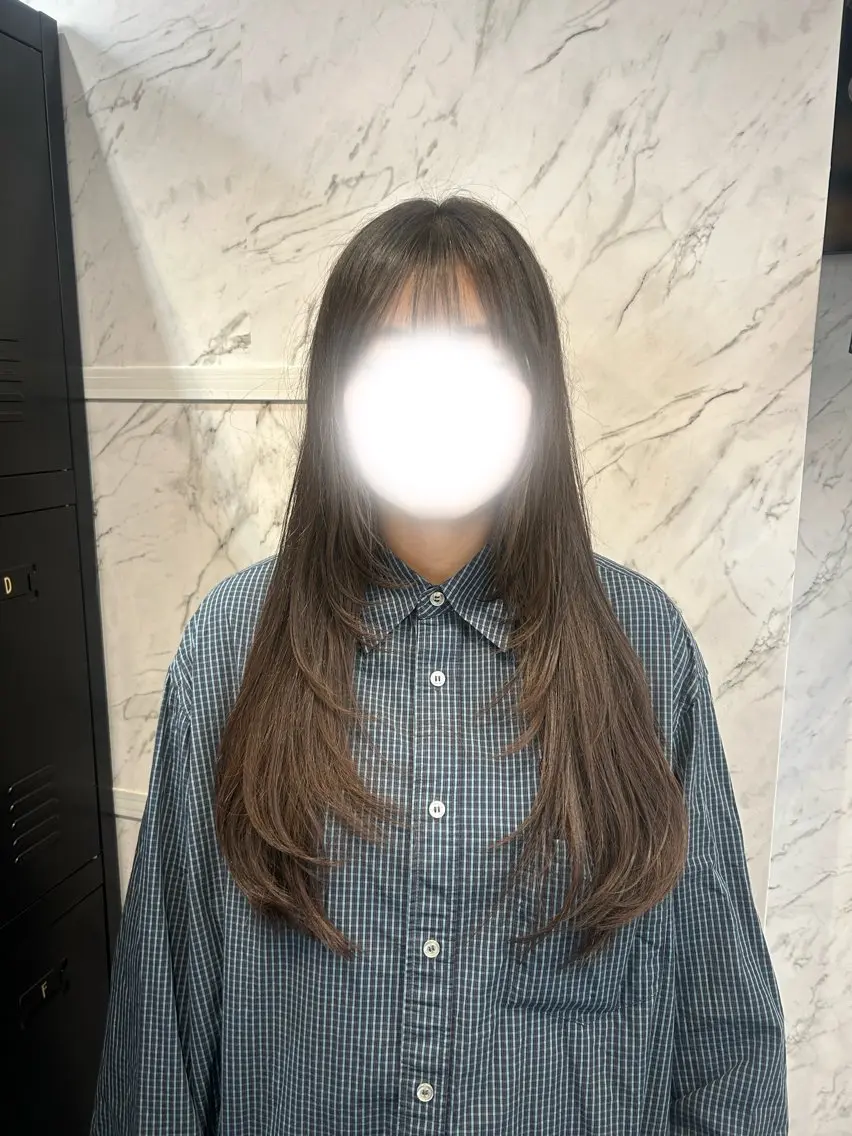ロング レイヤーカット カット カット¥1100 ✂️MIUのヘアスタイル