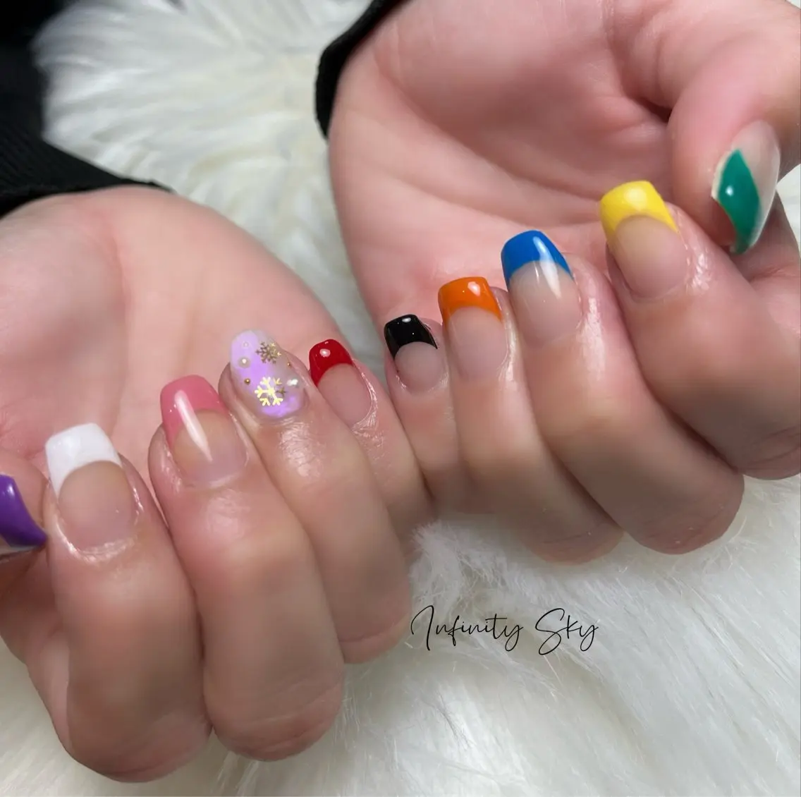 ネイル infinity skyのネイルデザイン