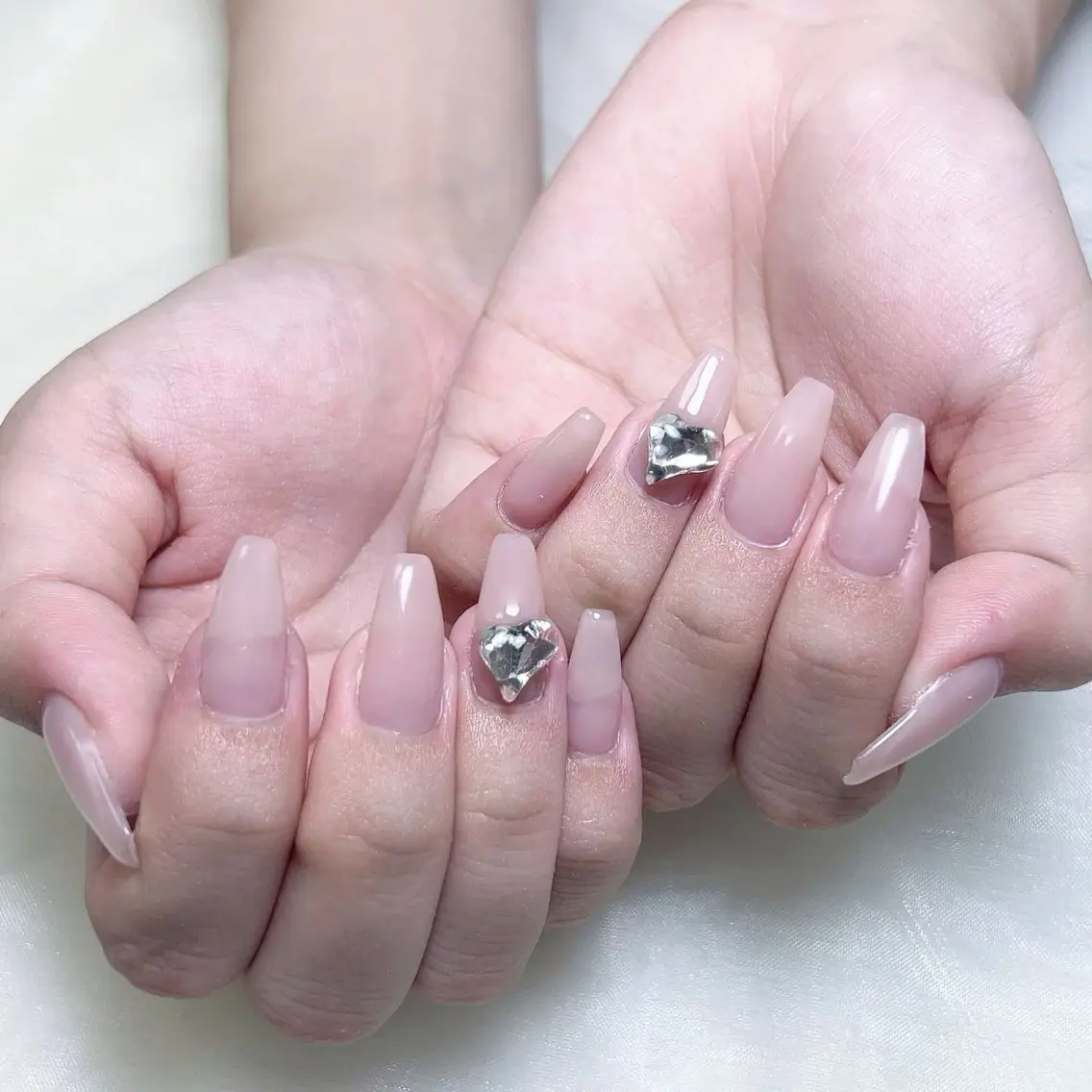 メンズ ネイル ワンカラーネイル ハンドネイル Nail salon 木にいるのネイルデザイン