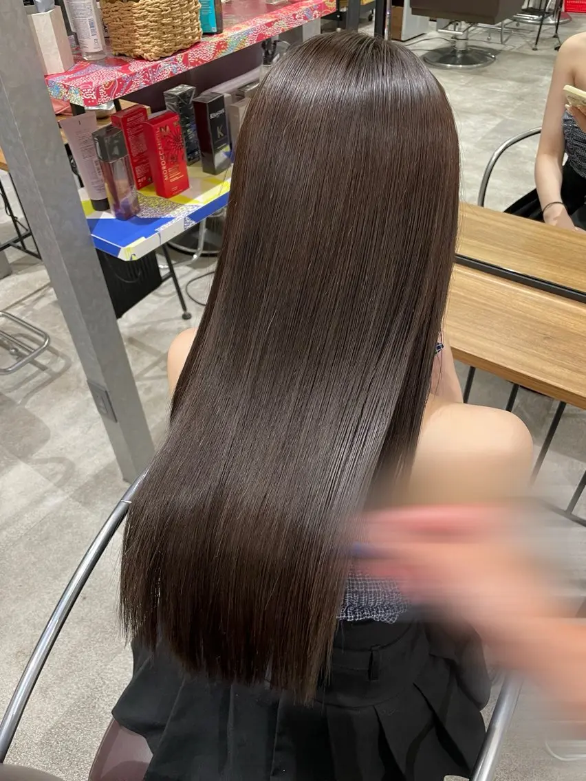 💇♀️ワンカラー➕髪質改善3stepトリートメント 透明感カラー/艶カラー/髪質改善の写真
