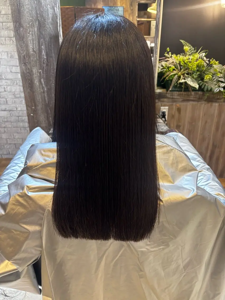 ロング 上田 良夢のヘアスタイル