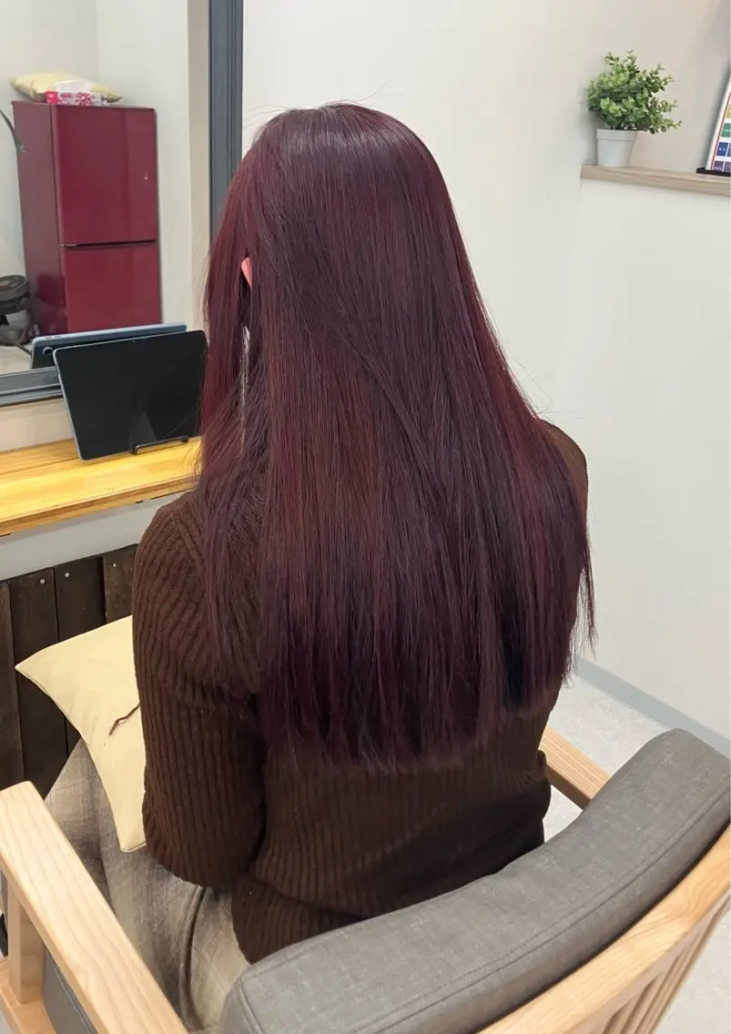 ロング カット ヘアカラー トリートメント NORI ☆のヘアスタイル