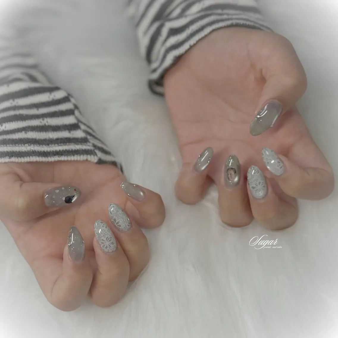 ネイル 持ち込み ハンドネイル Nail salon Sugarのネイルデザイン