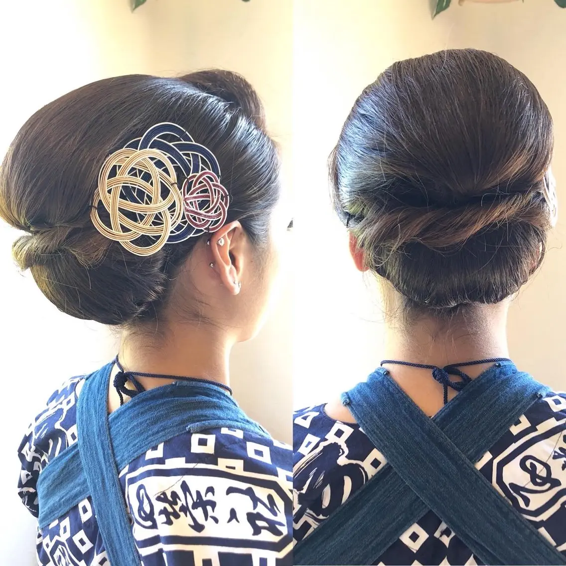 ヘアアレンジ ツノガイ エリのヘアスタイル