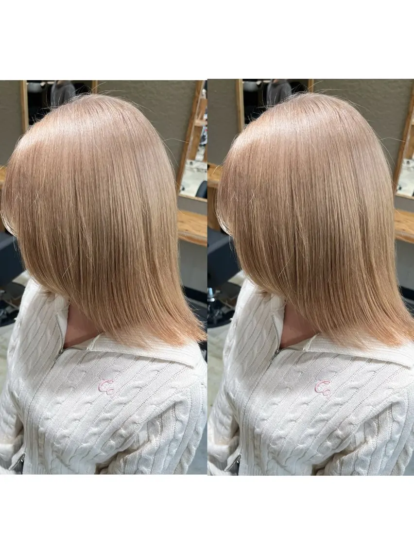 セミロング ヘアカラー トリートメント 🏅EIGHT難波/ 【店長】タモツのヘアスタイル