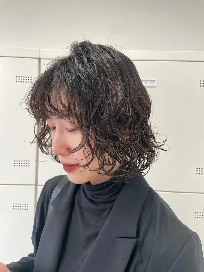 パーマ カット パーマ mayu/ブリーチ/ layer/似合わせのヘアスタイル