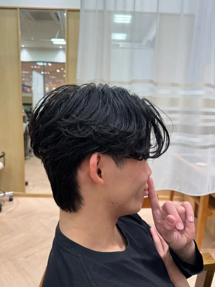 ミディアム メンズ カット 髙橋 一輝のヘアスタイル