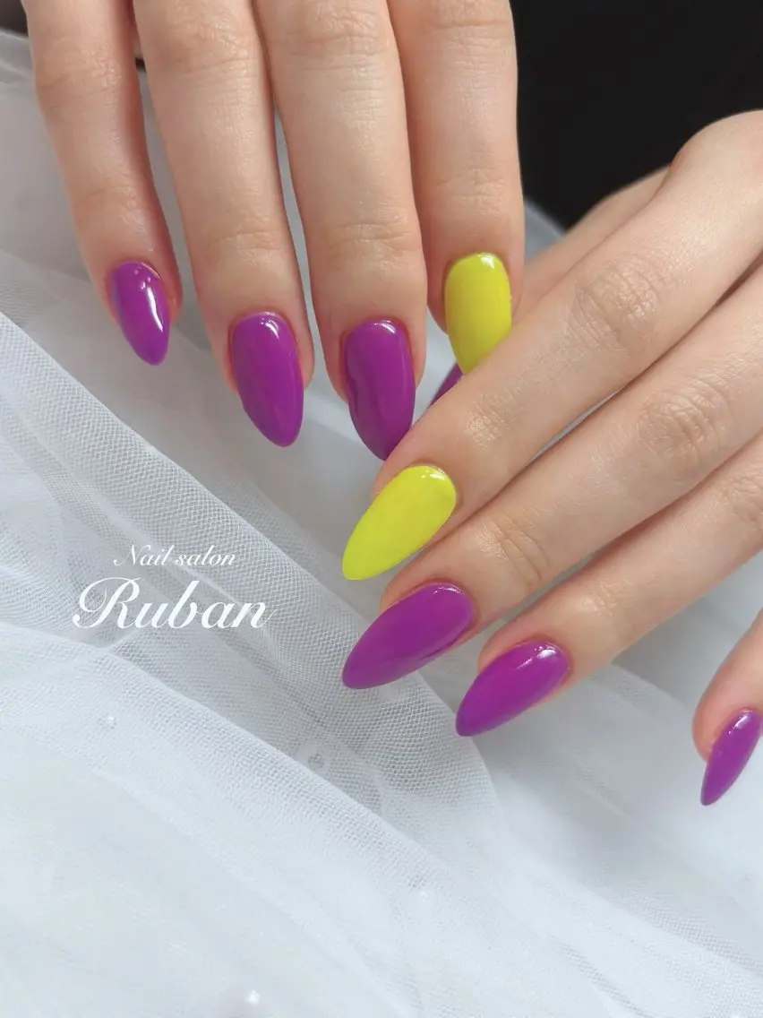 ネイル ワンカラーネイル Nail salon Rubanのネイルデザイン