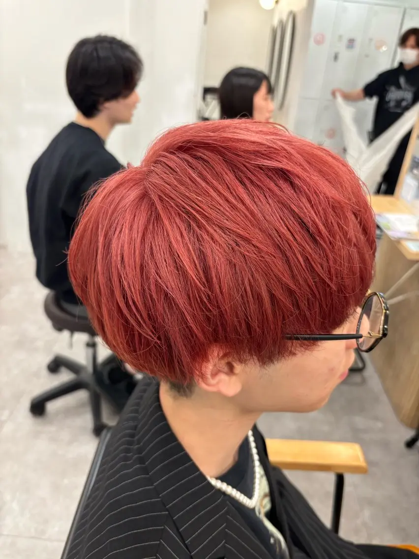カラー メンズ カット ヘアカラー ❄️中野侑香❄️ ハイライト/ブリーチのヘアスタイル