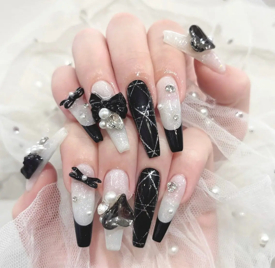 ネイル 長さ出し Mi nailsのネイルデザイン