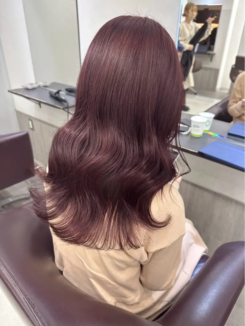 ロング カラー Maia🦋 博多 透明感カラーのヘアスタイル
