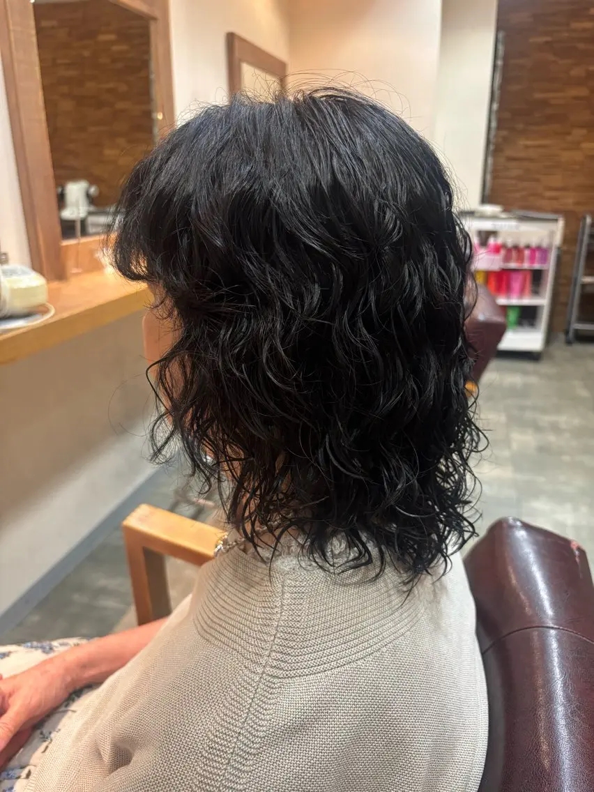 カット＋デジタルパーマの写真
