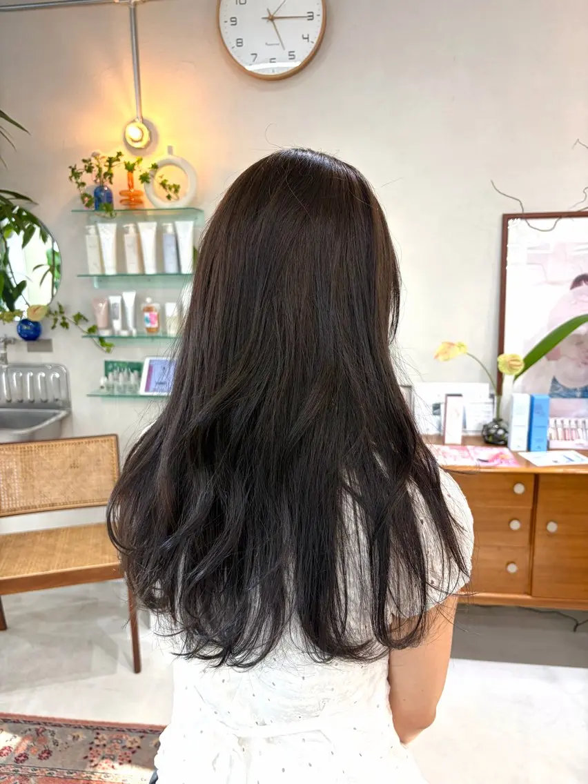 ロング カラー ヘアカラー トリートメント ruri/ 透明感カラー/名古屋のヘアスタイル