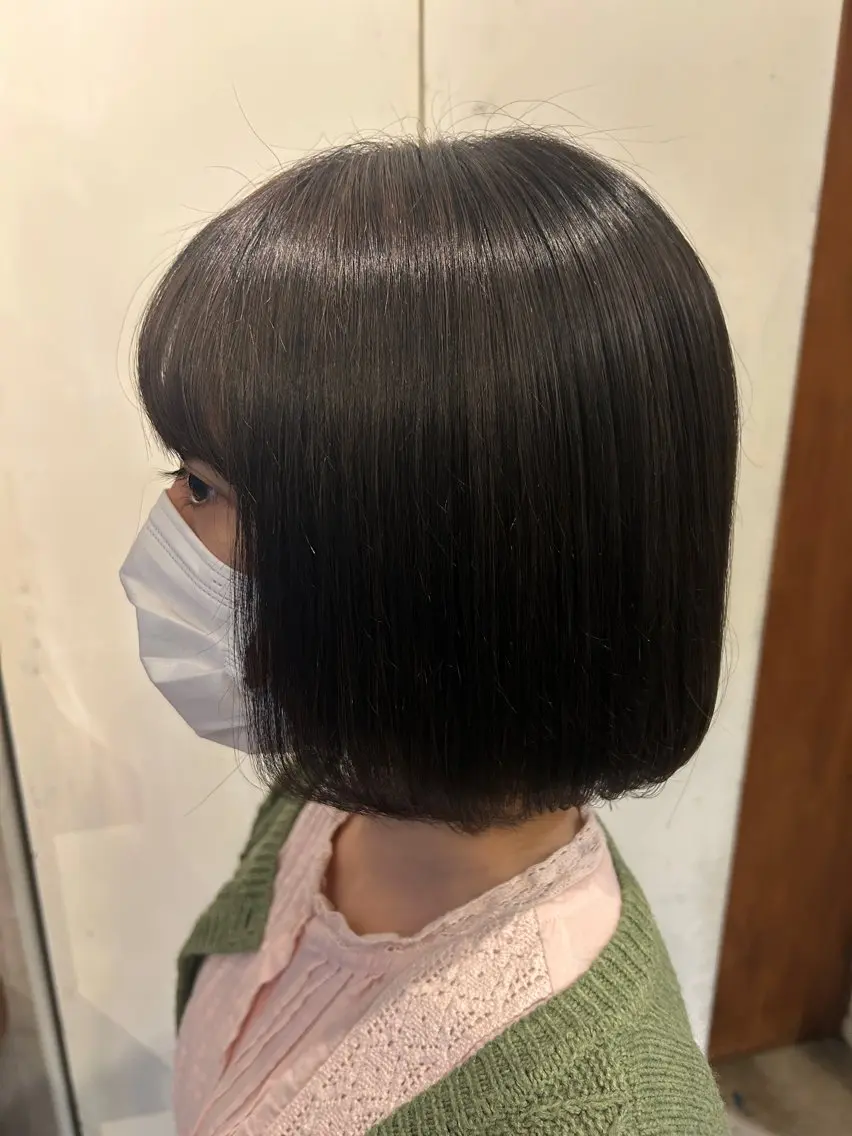 ミディアム ヘアカラー トリートメント たまき /カラーモデル募集中のヘアスタイル