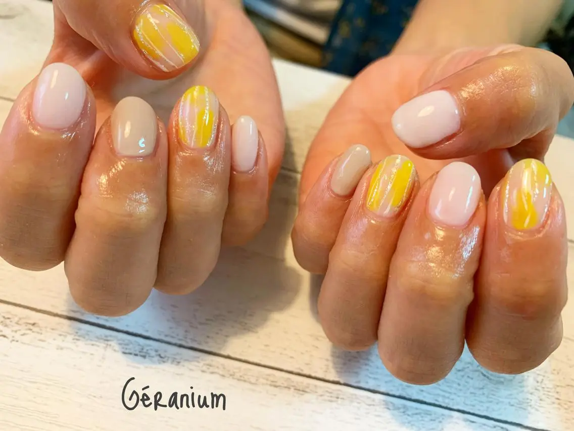 ネイル ハンドネイル GéRanium Harukaのネイルデザイン