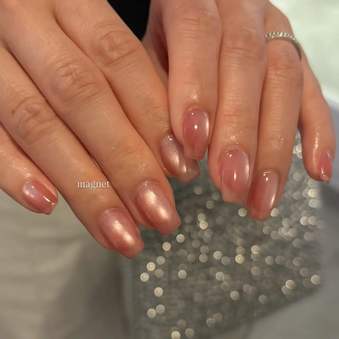 ネイル マグネットネイル ハンドネイル IZUMIꕤnail 堺筋本町｜心斎橋のネイルデザイン