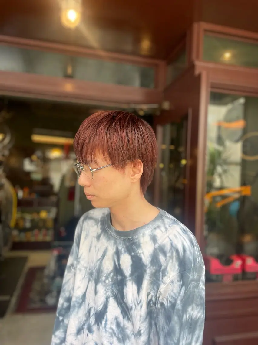 ショート カラー メンズ カット ヘアカラー トリートメント PATH-hair. storeのヘアスタイル