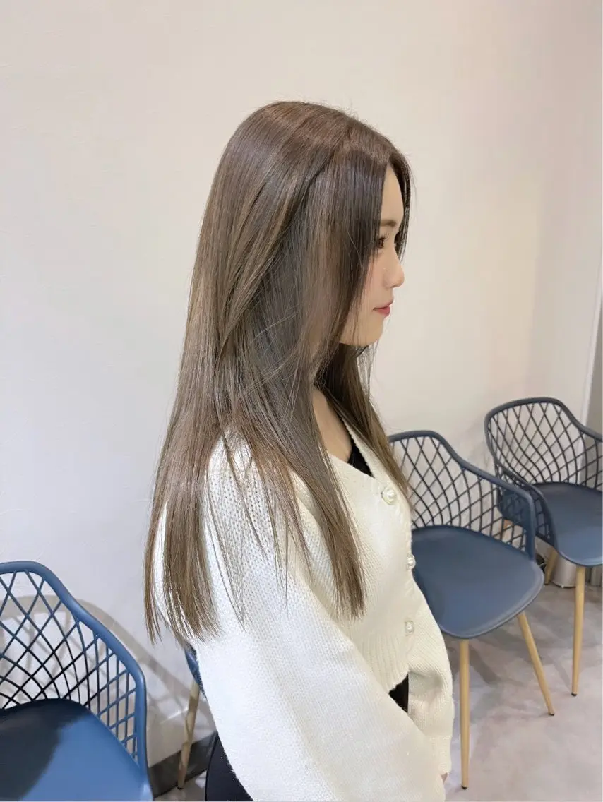 ロング ヘアカラー トリートメント 当日予約◎ risaのヘアスタイル