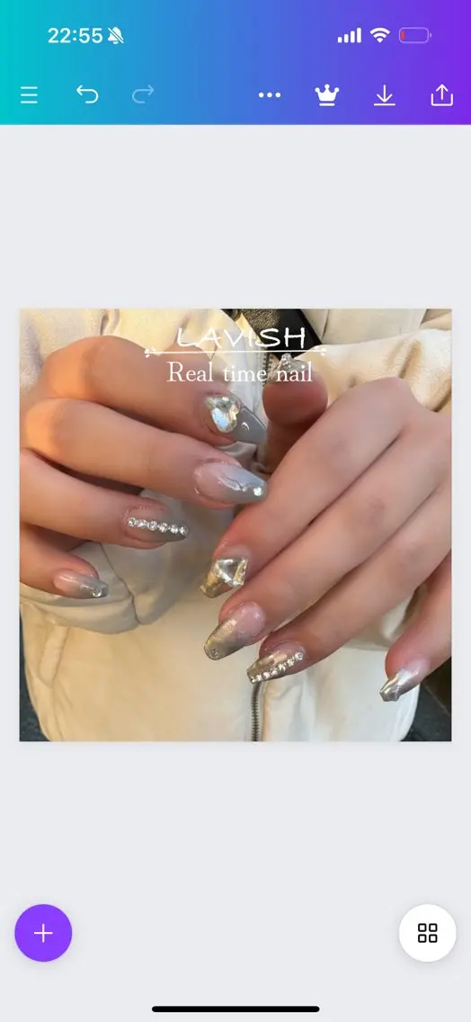 ネイル LAVISH 大和店 emi･:*+のネイルデザイン