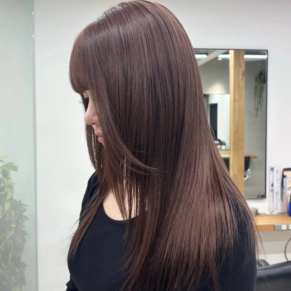ロング 盛れる透明感カラー momokaのヘアスタイル