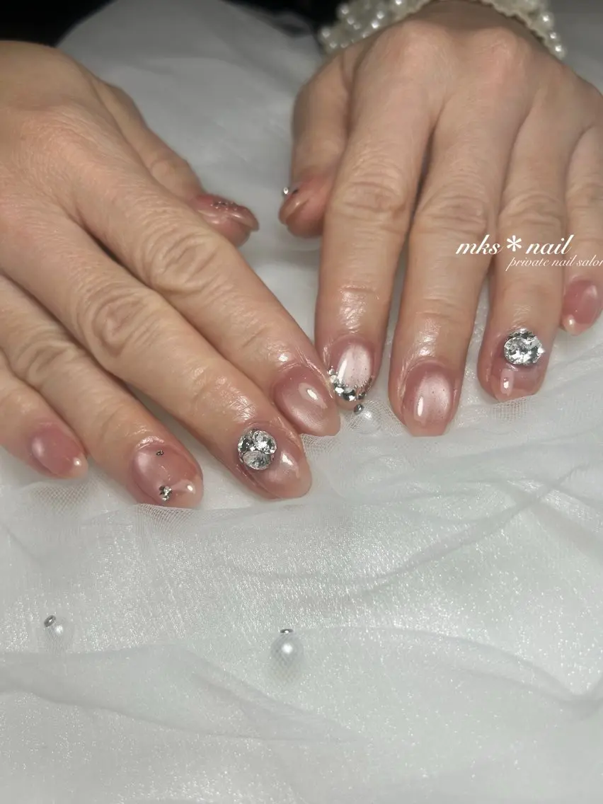 ネイル mks＊nail //  枚方長尾のネイルデザイン