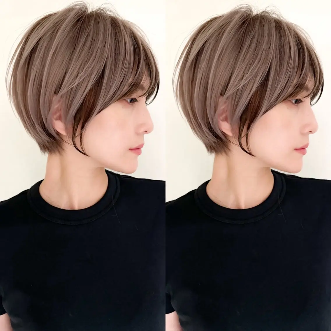 ショート カット ヘアカラー ショート特化✨ 津々美のヘアスタイル