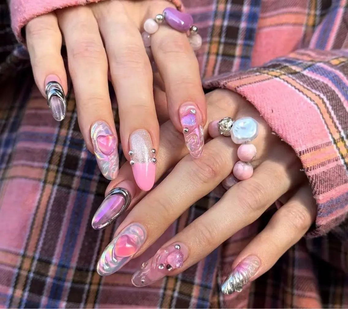 ネイル アートネイル フットネイル ジェルネイル ニュアンスネイル パラジェル 🎀🎀YooLi Nail Salonのネイルデザイン