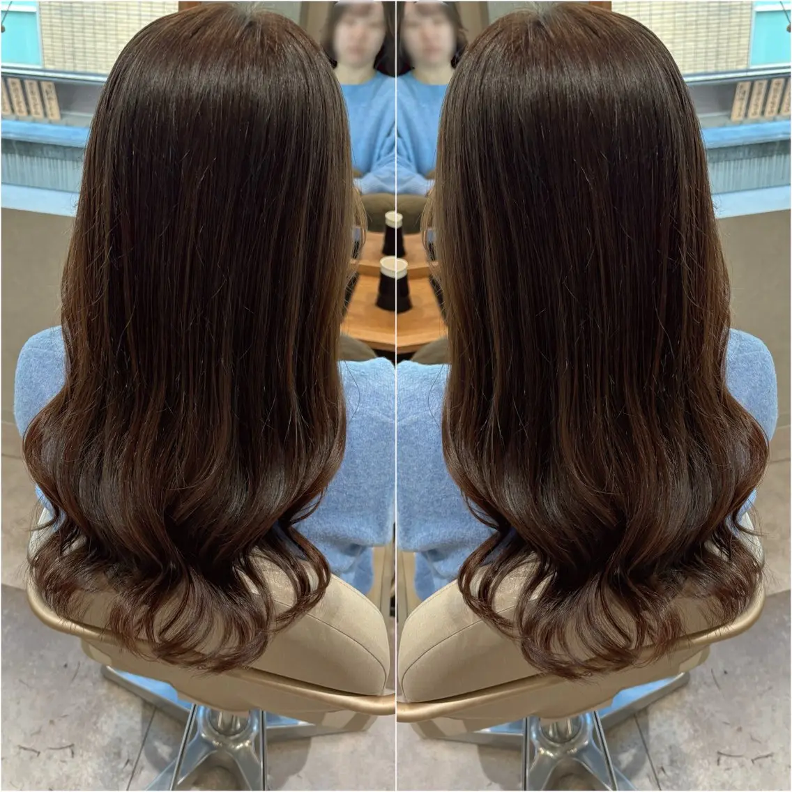 ロング カラー ヘアアレンジ カット ヘアカラー 韓国hair🦋 Nanaのヘアスタイル