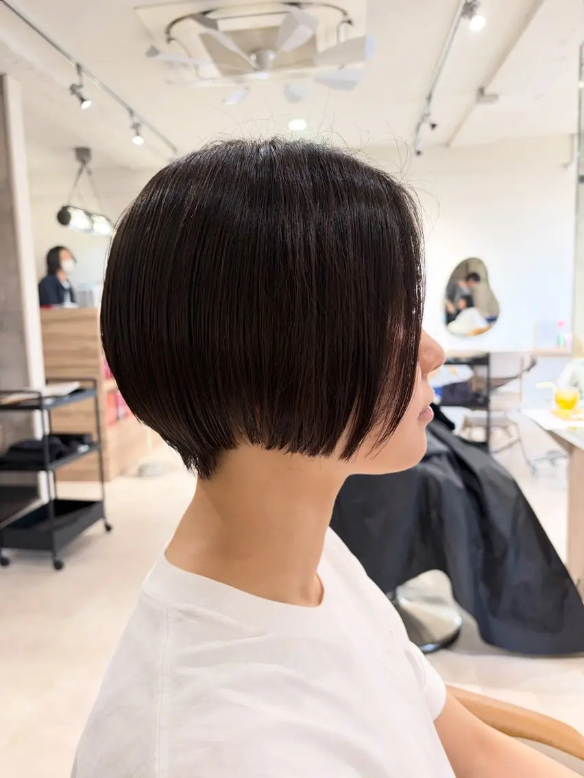 ショート ハンサムショート ショートヘア カット ヘアカラー トリートメント 似合わせショート/ ヘアケア/根本直樹のヘアスタイル