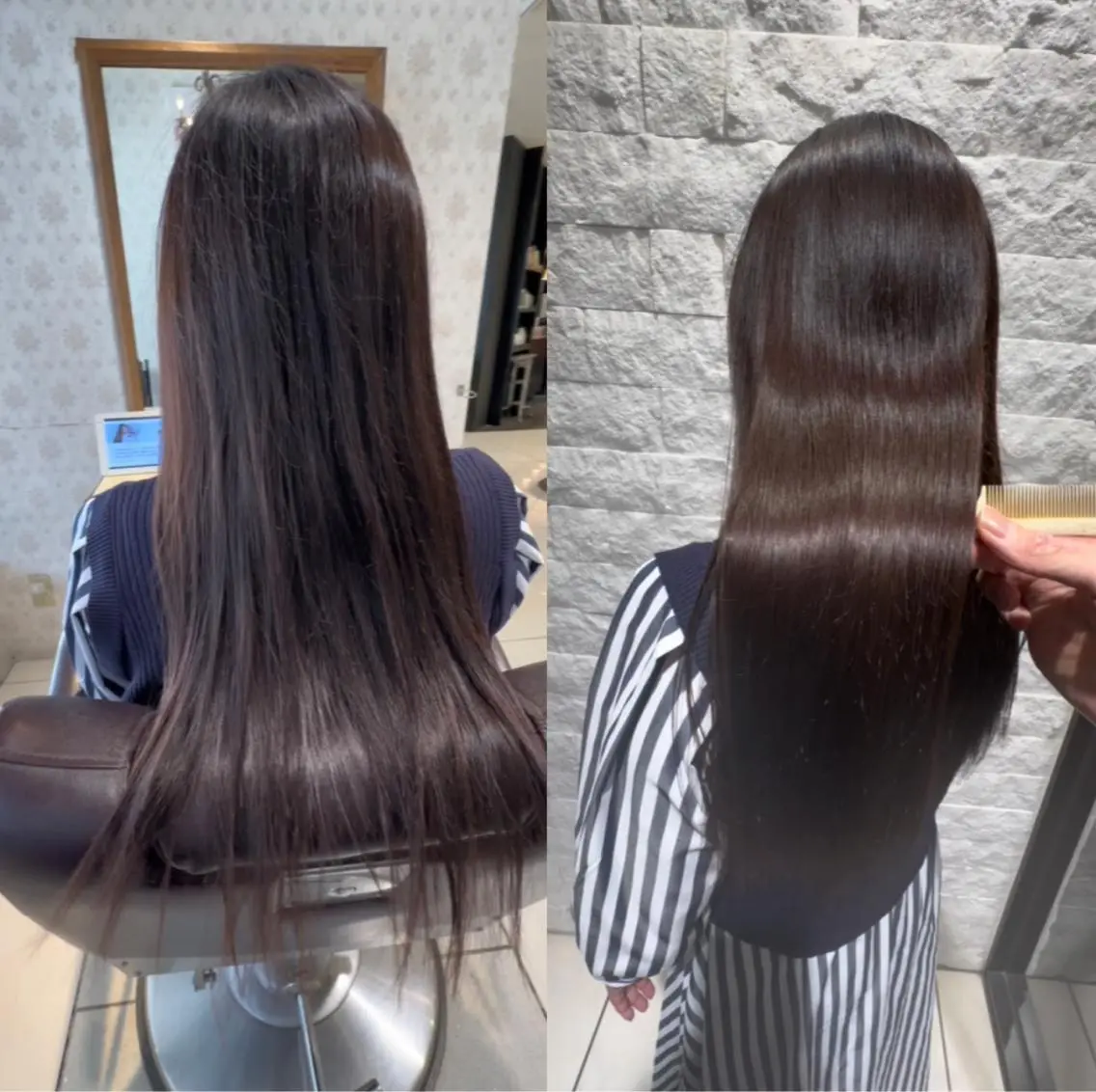 ロング カラー カット トリートメント ✨美髪矯正の専門家✨ 髪質改善 松村のヘアスタイル