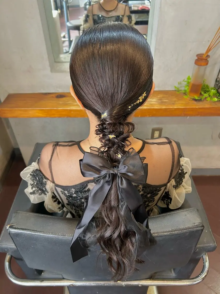 ロング ヘアアレンジ ヘアセット konomi⛓🩶 カラー/ヘアアレンジのヘアスタイル