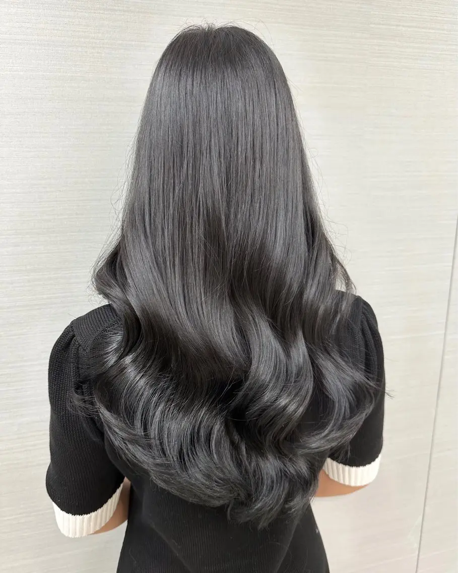 ミディアム カラー 韓国ヘア 店長NEGIのヘアスタイル