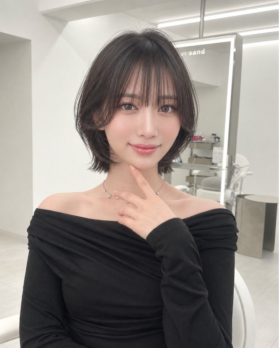 ショート ボブレイヤー ボブ レイヤーカット 🌟似合わせカット No.1🌟ホノのヘアスタイル