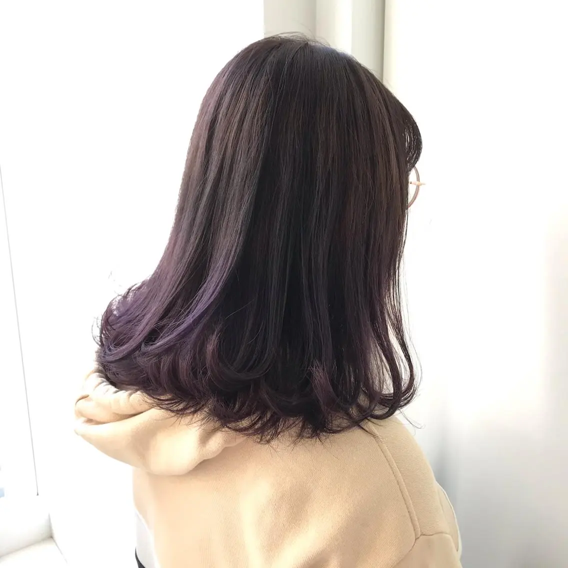 セミロング カラー グラデーションカラー Unami MIHA☘️*゜のヘアスタイル