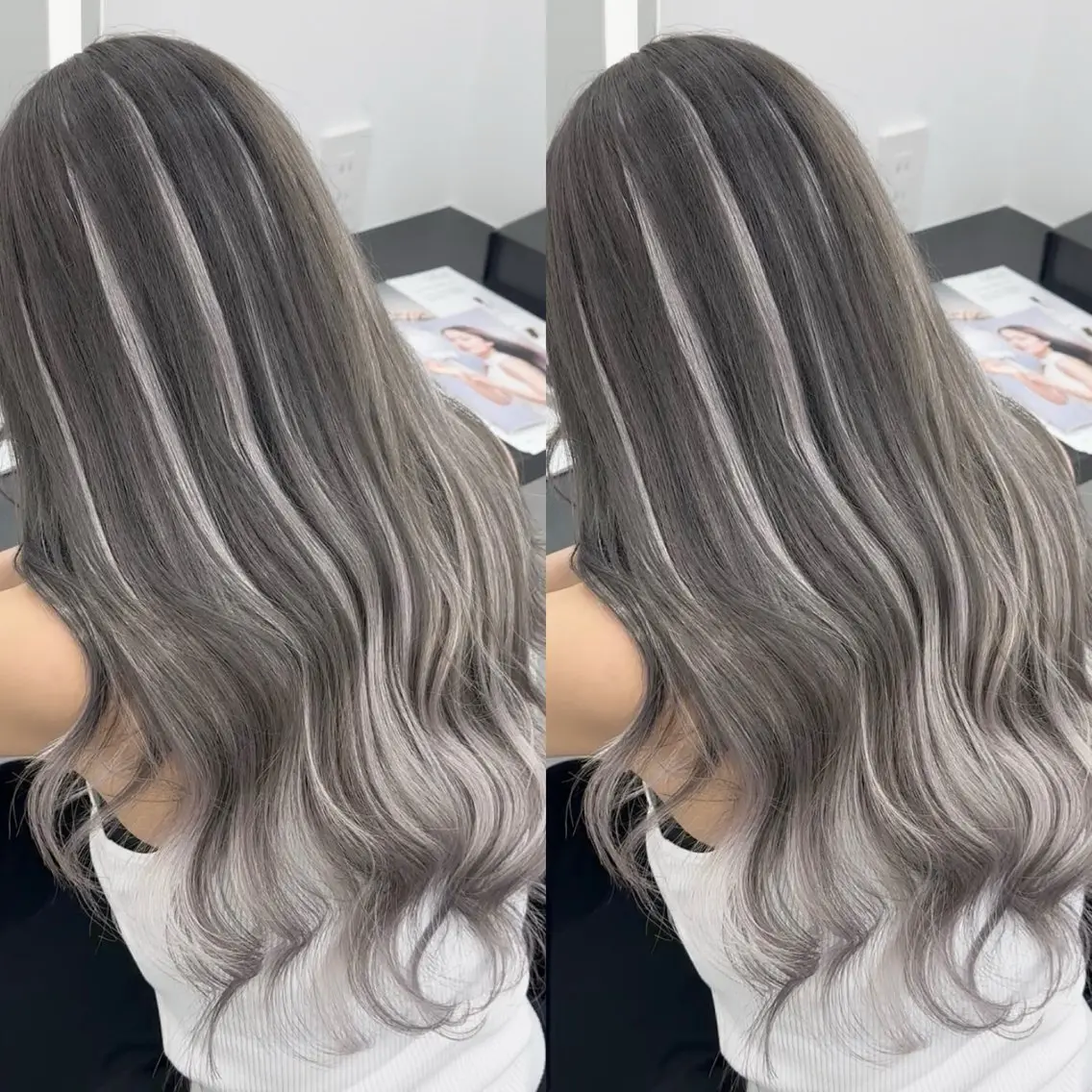 カラー バレイヤージュ ヘアカラー エクステ PSY【サイ】池袋 KYOKAのヘアスタイル
