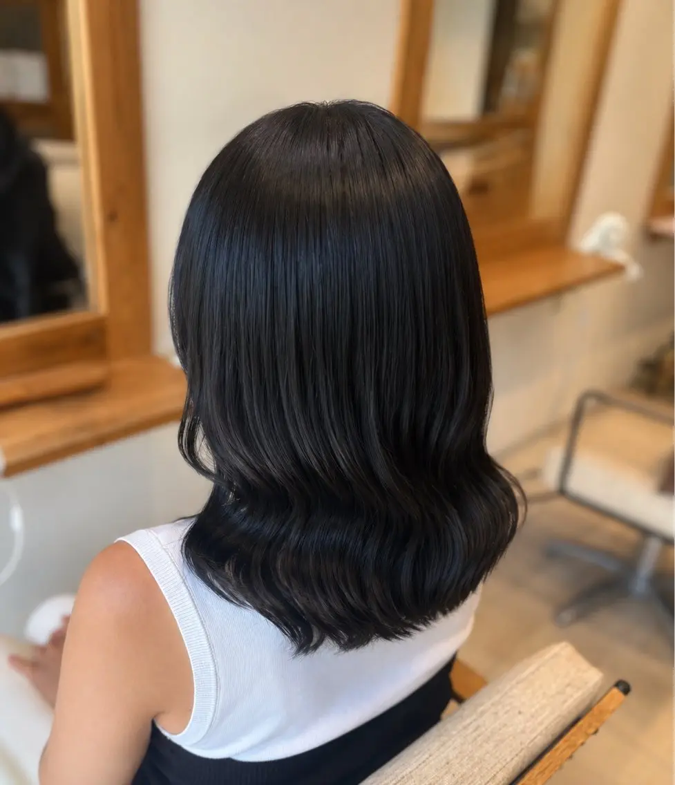 ミディアム カラー ブリーチ 学生 reo /DONNA高槻店のヘアスタイル