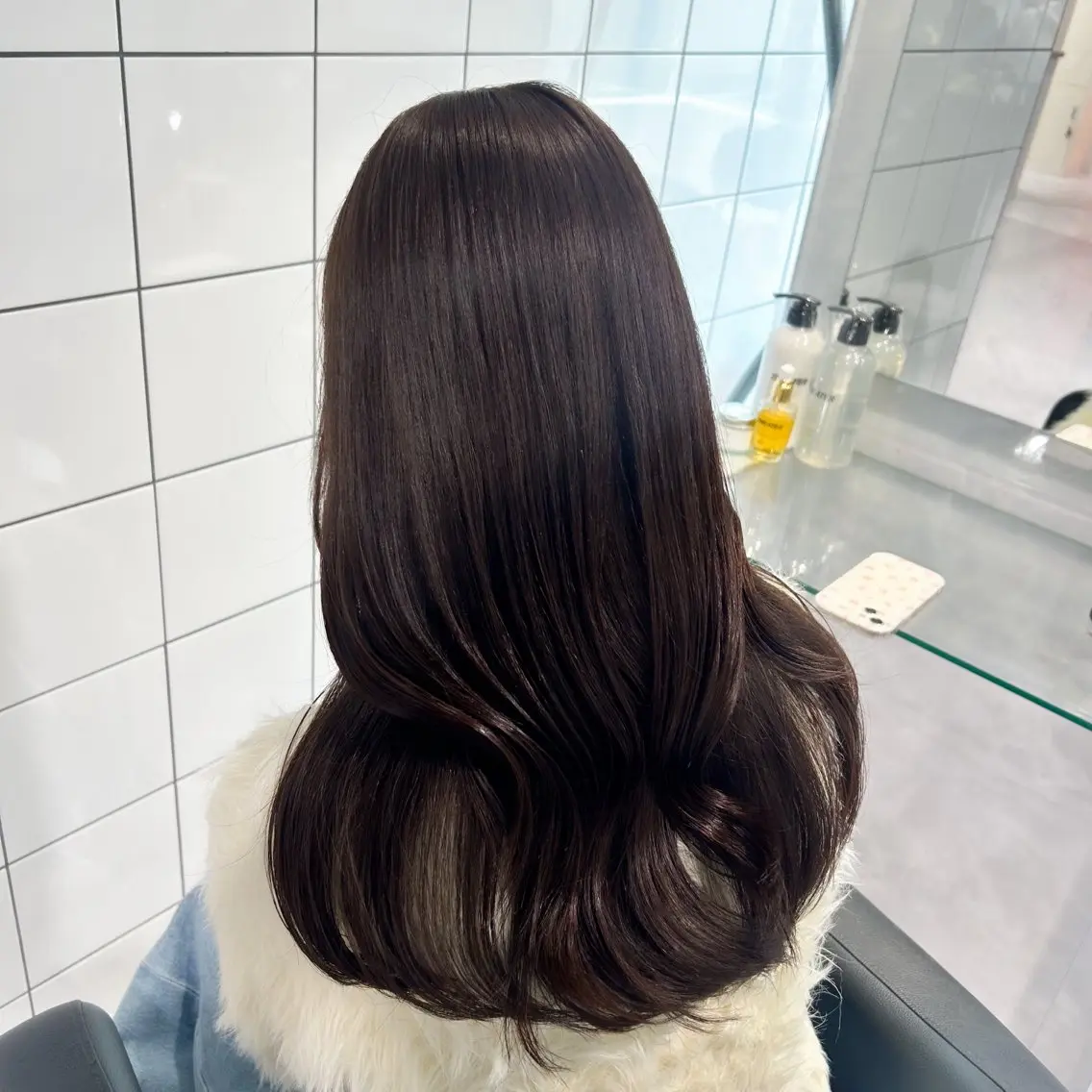 ロング カラー カット ヘアカラー トリートメント 表参道/透明感カラー /暗髪/ジュキヤのヘアスタイル