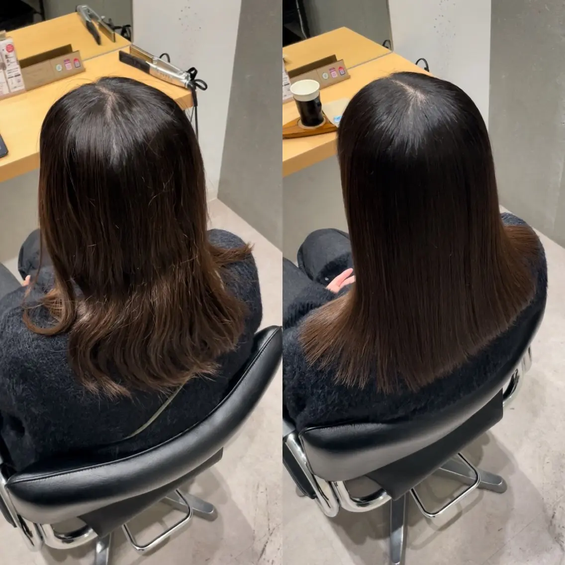 ミディアム 髪質改善 トリートメント トリートメント ヘッドスパ 髪質改善ヘアケア 艶髪特化/上田のヘアスタイル