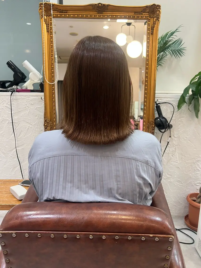 ミディアム 佐藤 あんなのヘアスタイル