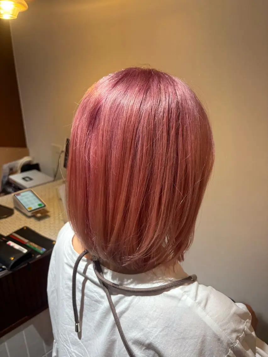 セミロング カラー ヘアアレンジ ブリーチ ケアブリーチ 透明感カラー ダブルカラー ハイトーンカラー ヘアカラー ✨️透明感カラー✨️ kaiseiのヘアスタイル