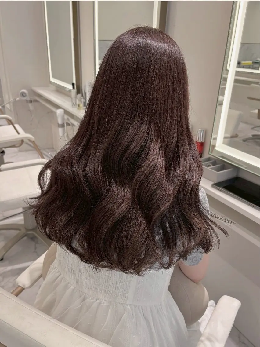 ロング カラー ヘアカラー ParveMix🎀 稲垣 詞葉のヘアスタイル