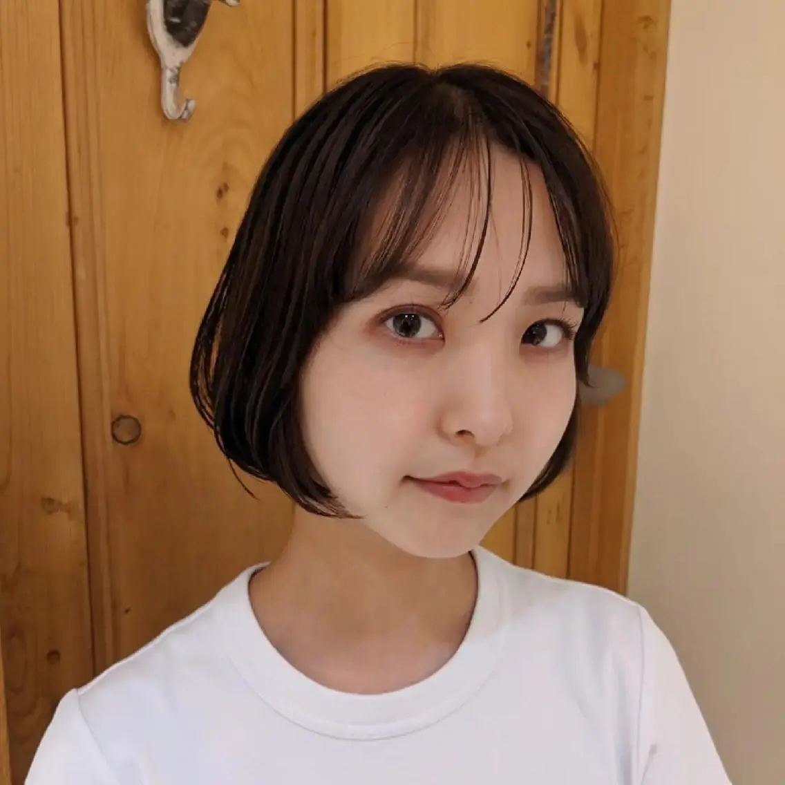 ショート 縮毛矯正 マエハラ ナナのヘアスタイル