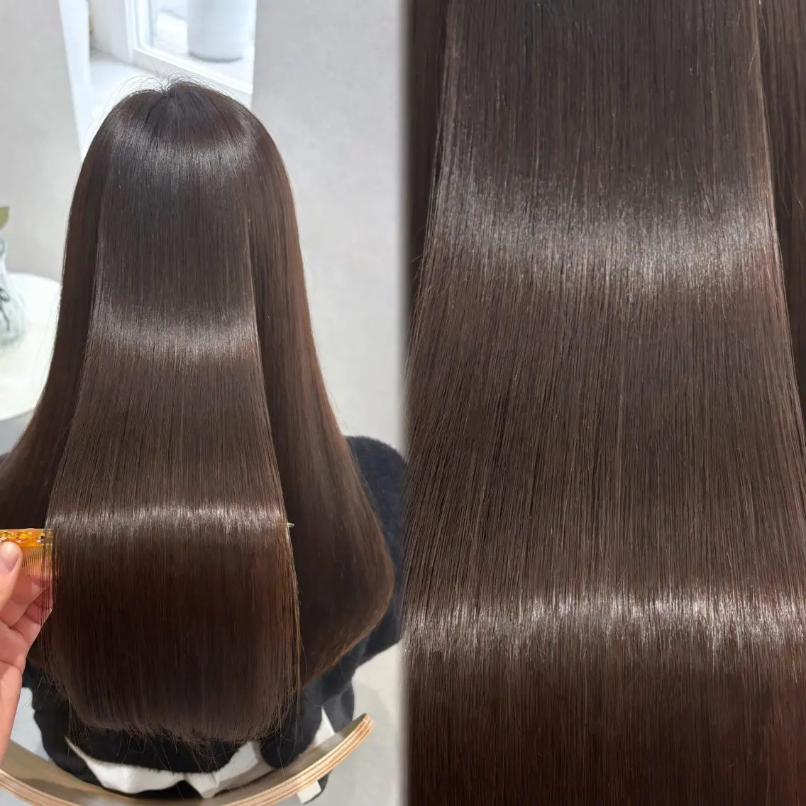 ロング カラー カット ヘアカラー トリートメント 透明感/チョコカラー 💍TAMA💍のヘアスタイル