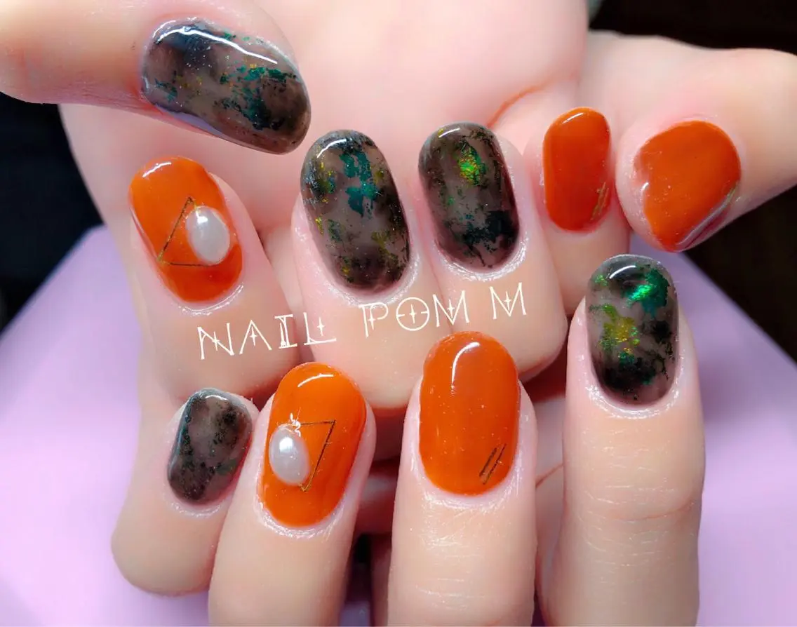ネイル ニュアンスネイル naiL pom.Mのネイルデザイン