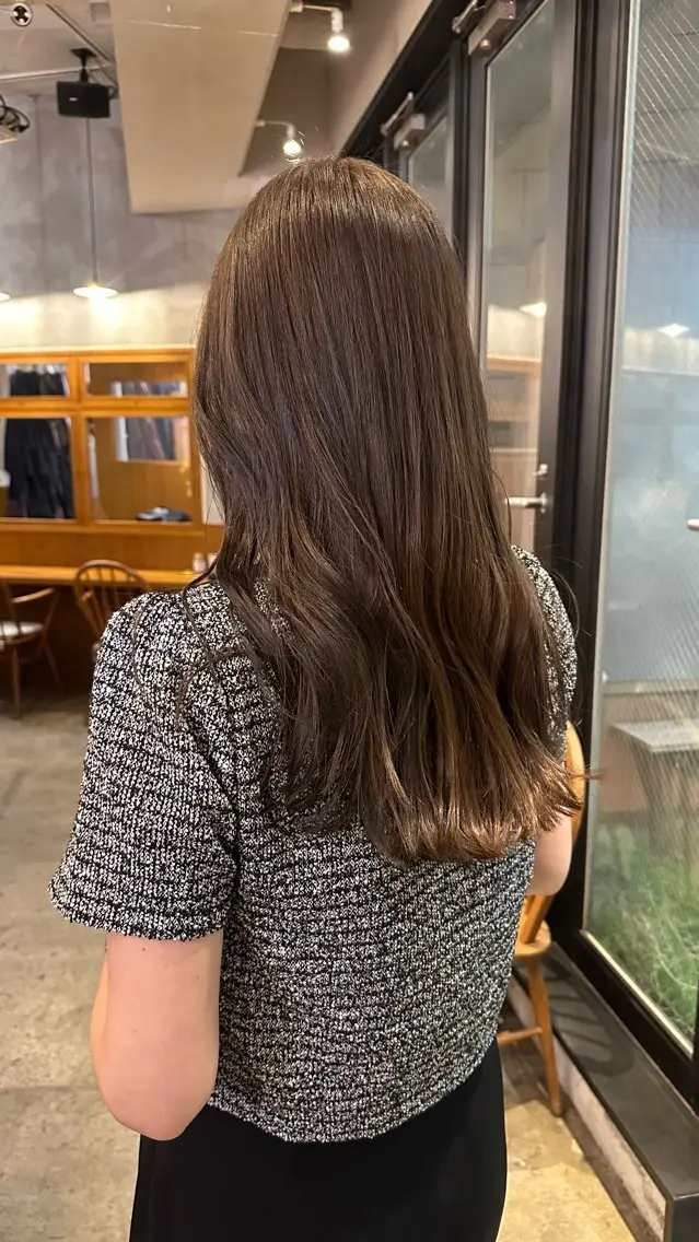 ミディアム カラー カット ヘアカラー トリートメント ショートカットパー マ🫧kotoneのヘアスタイル