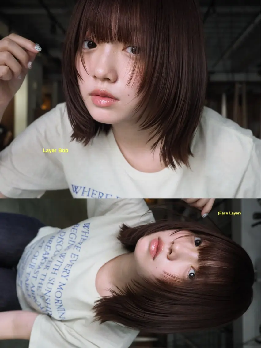 ショート カット ヘアカラー おしゃれボブ/暖色 カラー🧶いろはのヘアスタイル