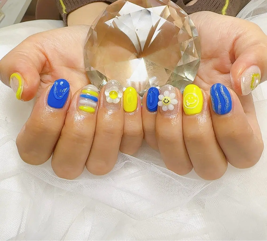 ショート 久米川💗店舗サロン 💅✨YUMERIAのネイルデザイン